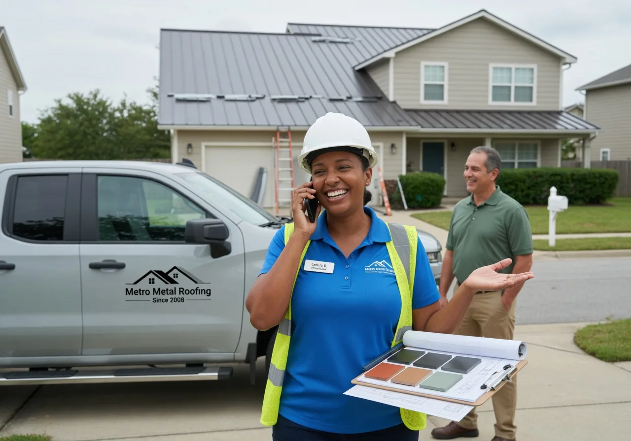Storm Damage Metal Roof Repair in Fairland, IN